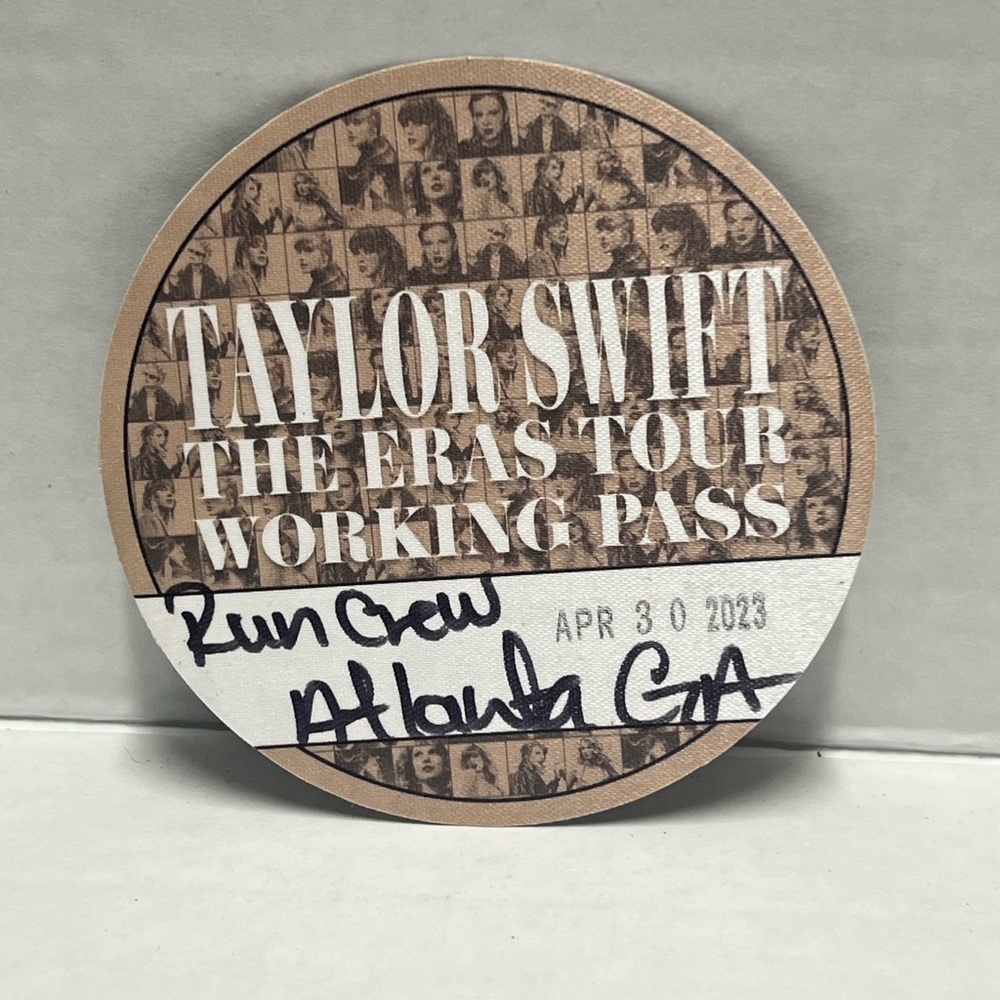 Taylor Swift Eras Tour Souvenir Backstage Pass